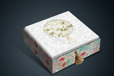 黄山李子柒的月饼和月饼盒